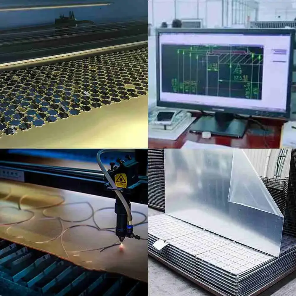 Acrylic Mirror Sheet Manufacturing Process Acrylic mirror sheet manufacturing and laser cutting process