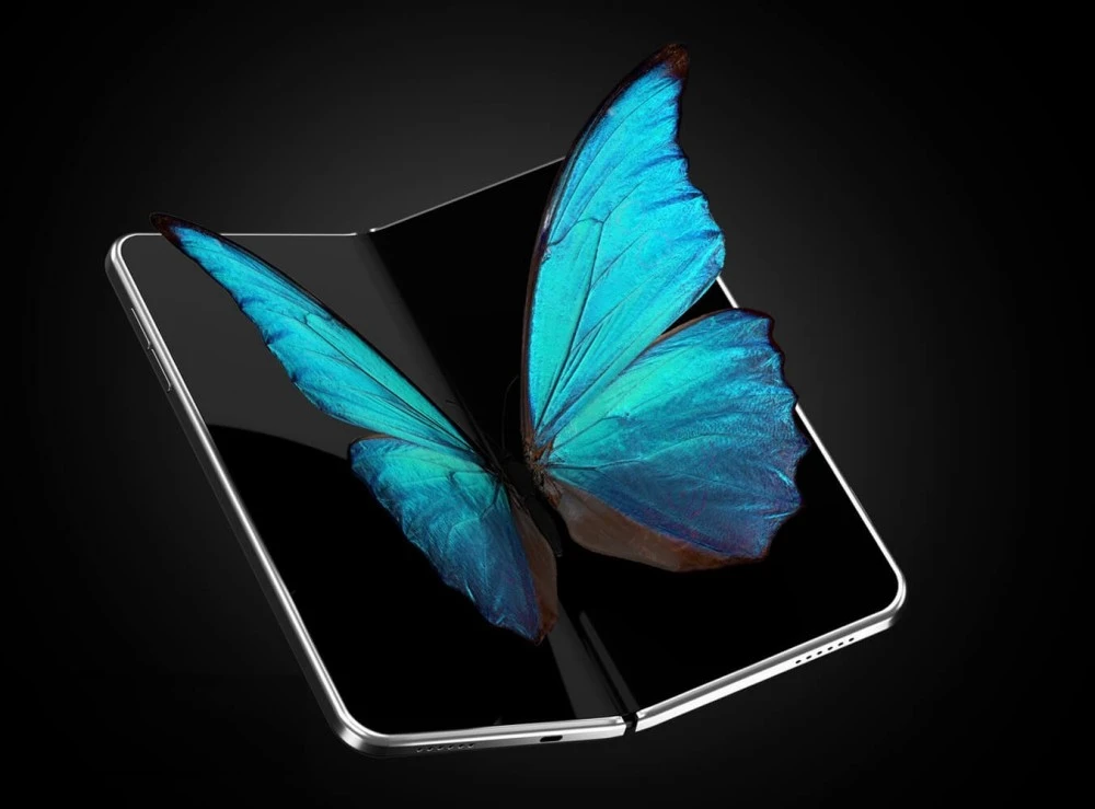 AG AR AF coating application in foldable display devices