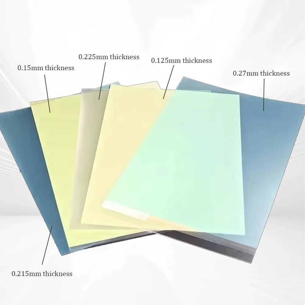 Brightness enhancement film thickness options including 0.125 mm 0.150 mm 0.215 mm 0.225 mm and 0.270 mm