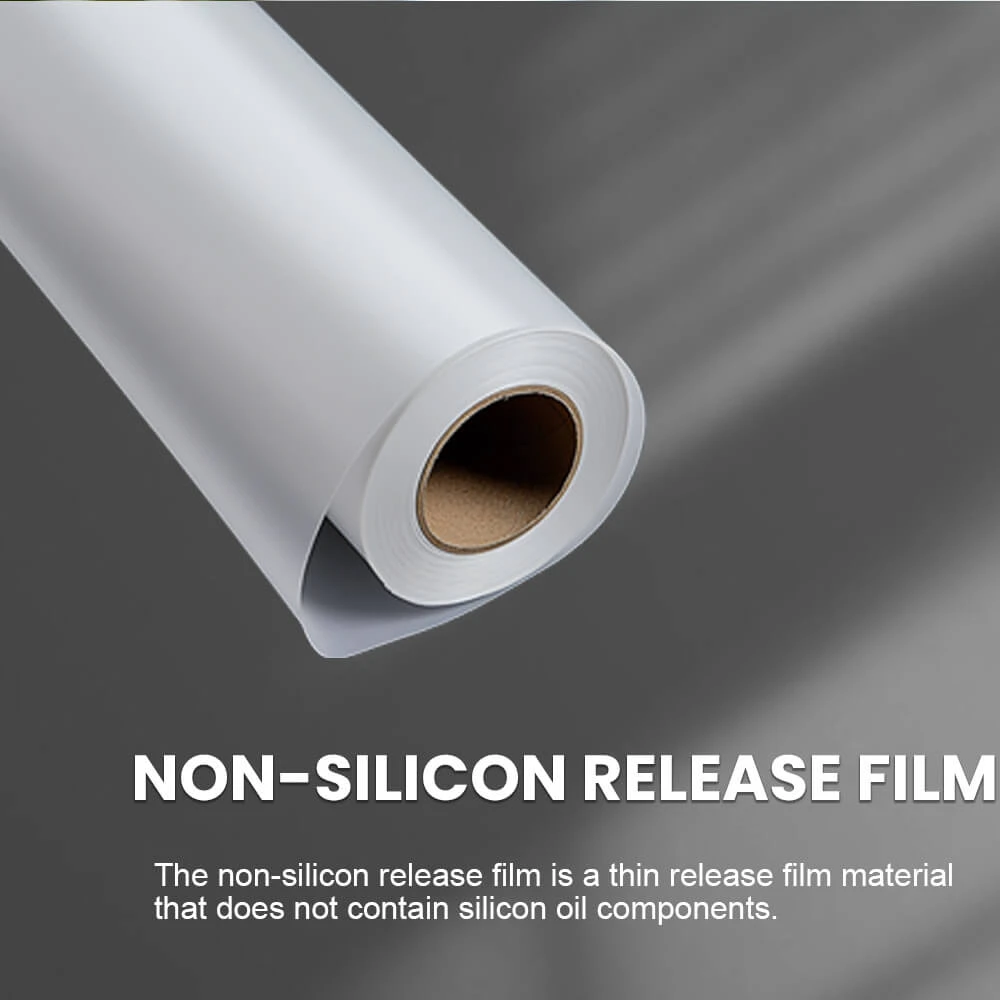 Silicone-Free PET Release Film Solution Silicone-free PET release film without silicone oil components