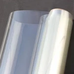 High-adhesion PET printing film roll with clear transparent surface for industrial printing applications