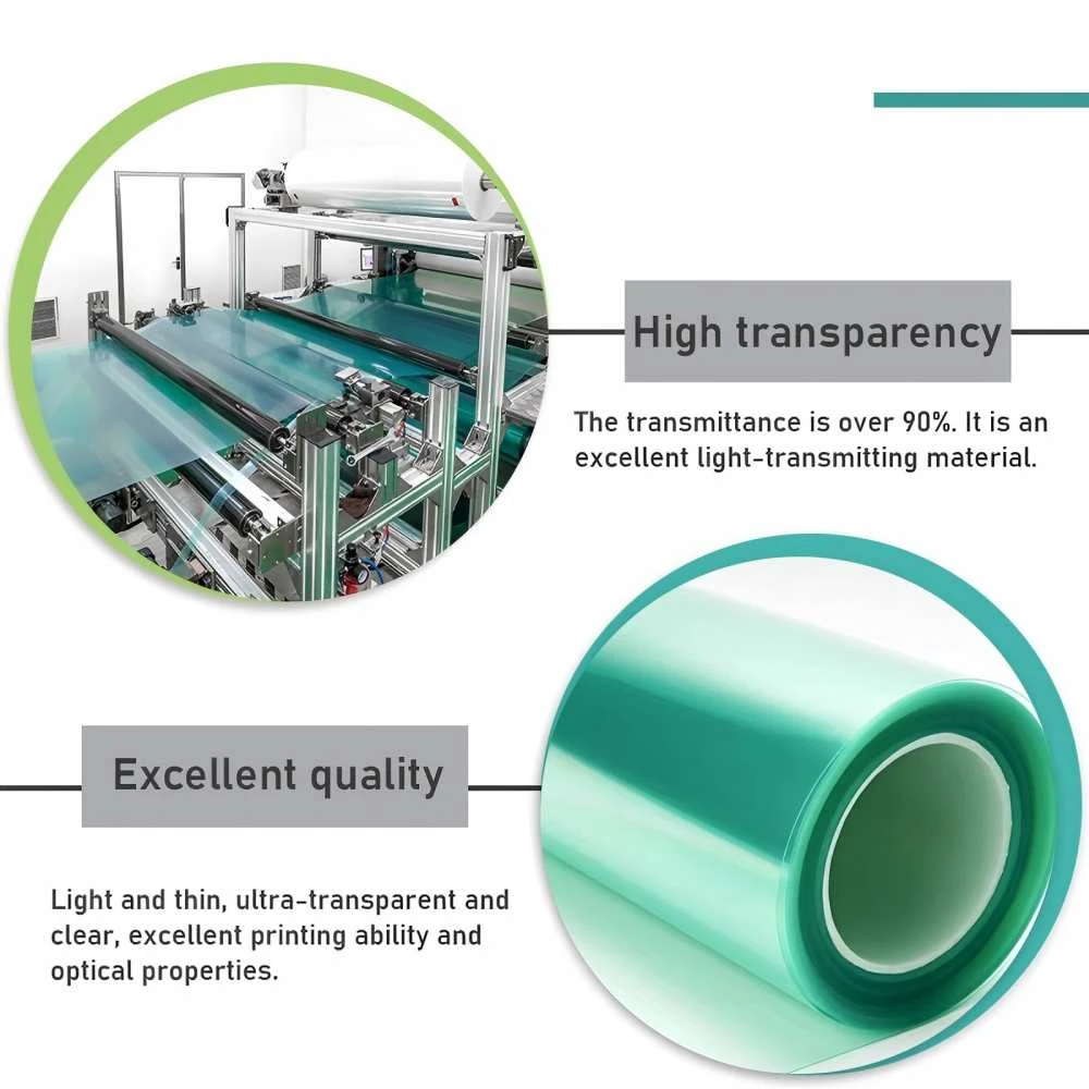 Optical PC film roll with high transparency and excellent surface quality