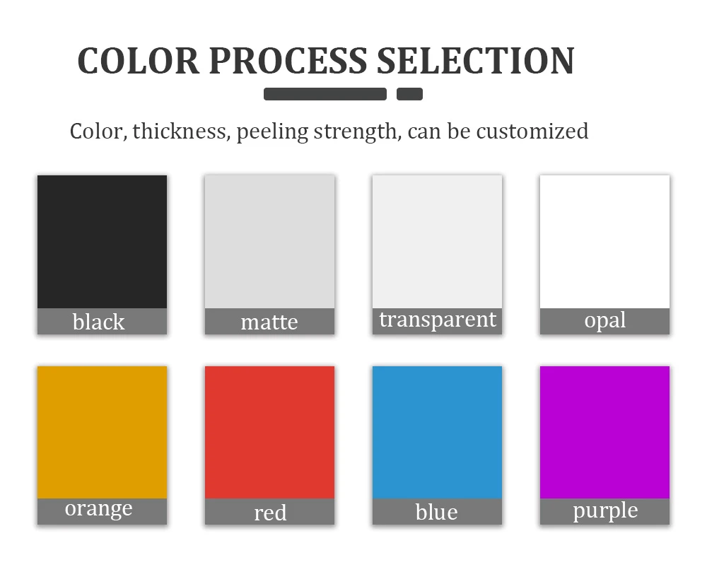 release-film-color Customized PET release film color and surface options